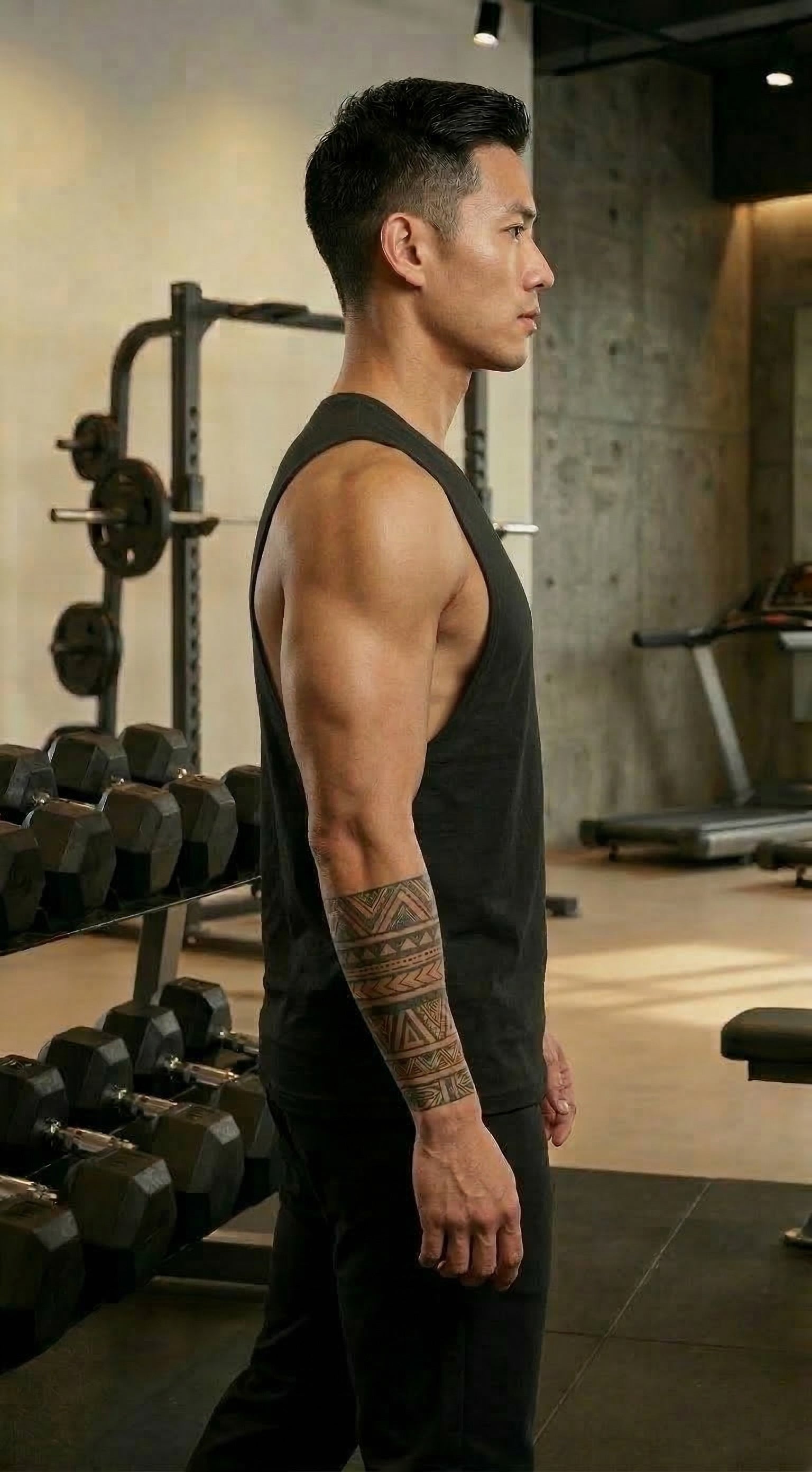 LEON Men's Sleeveless Workout Gym Vest LEON