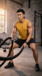 LEON Men's Sleeveless Workout Gym Vest LEON