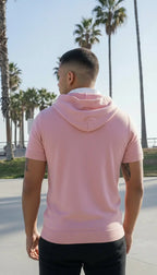 Half Sleeve T-Shirt Hoodie LEON