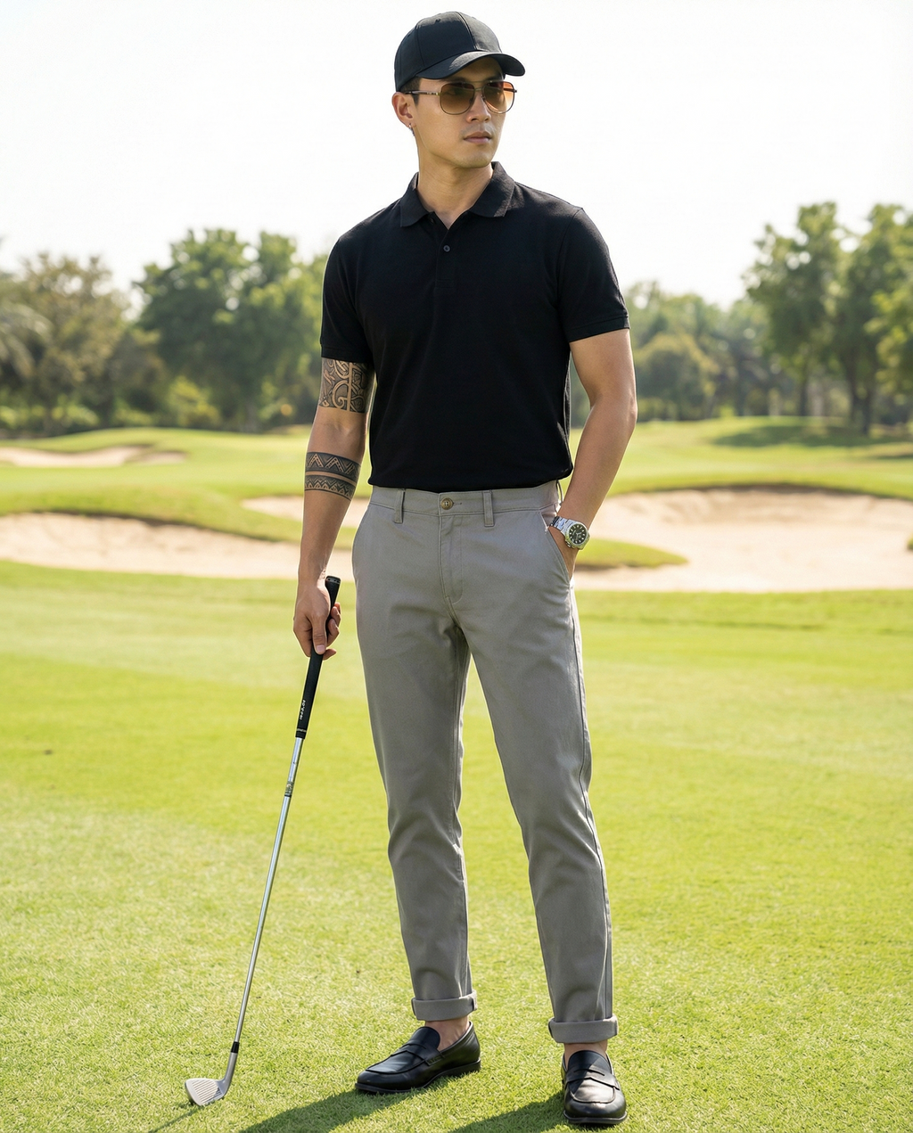 Slim Fit Derby Trousers
