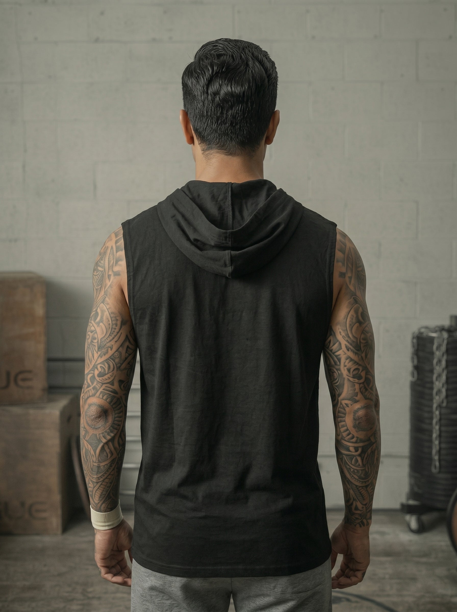 Hooded Gym Vest LEON