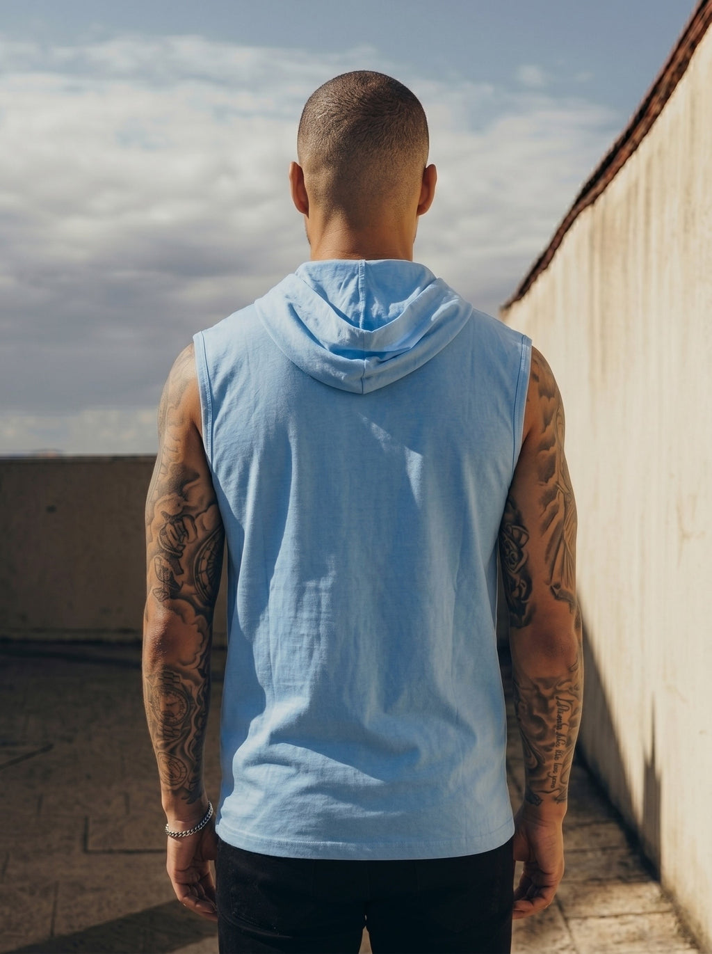 Hooded Gym Vest LEON