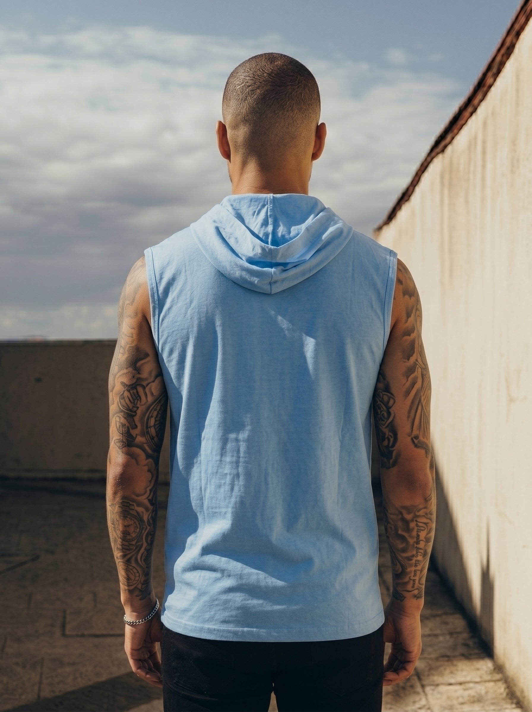 Hooded Gym Vest LEON
