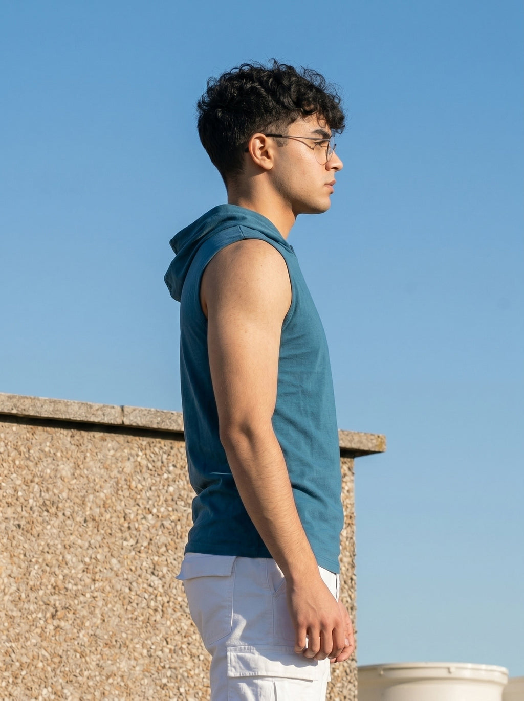 Hooded Gym Vest LEON