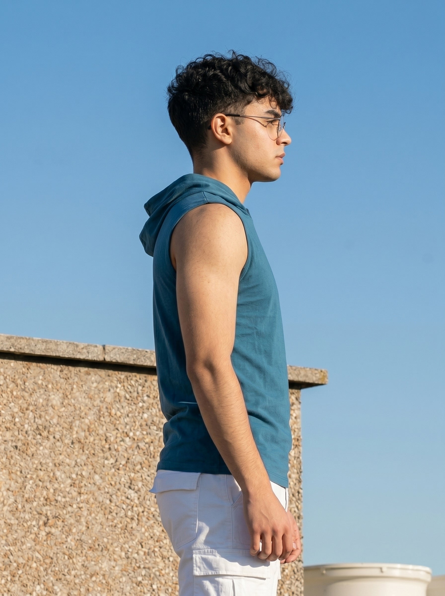 Hooded Gym Vest LEON