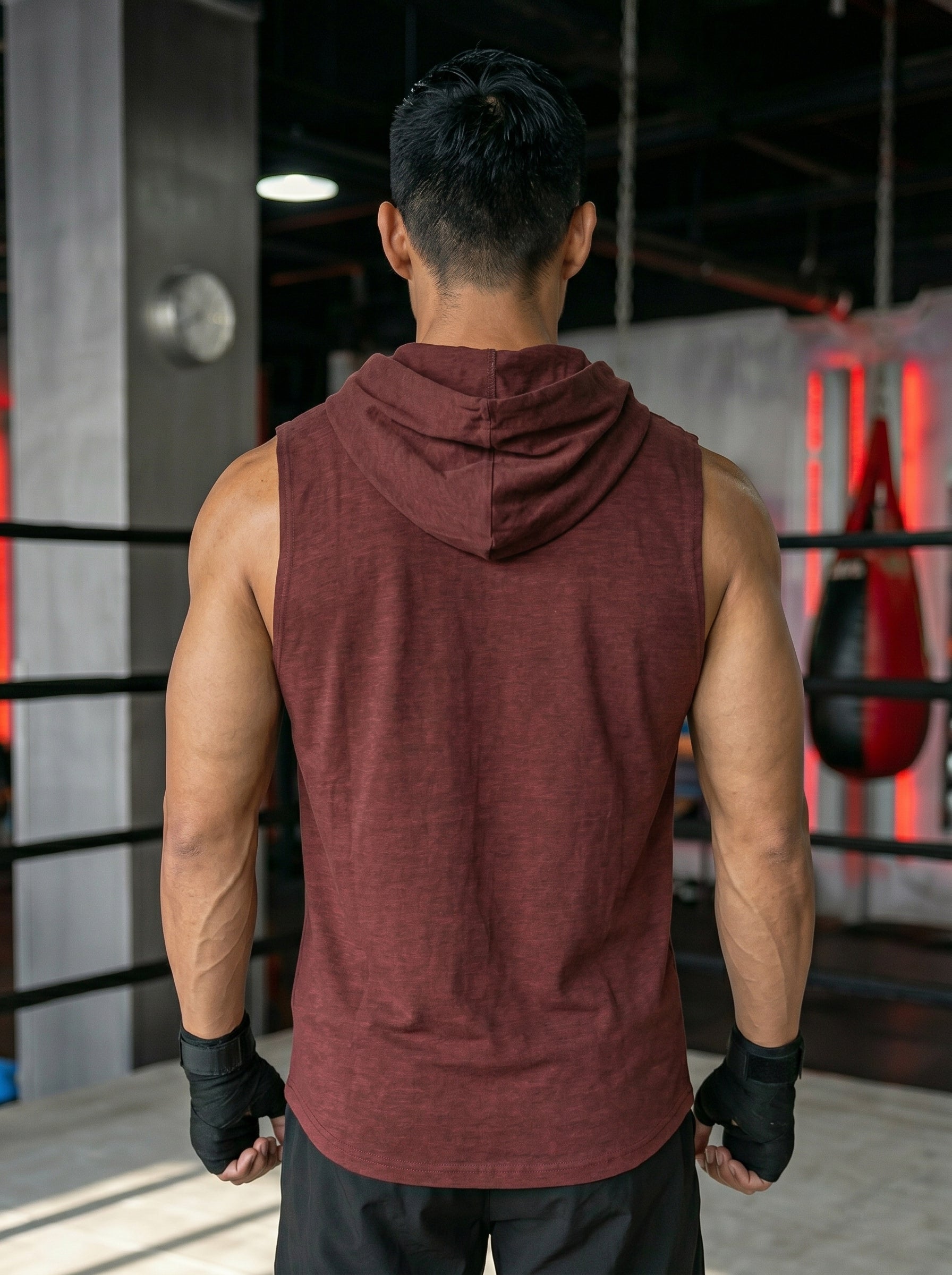 Hooded Gym Vest LEON