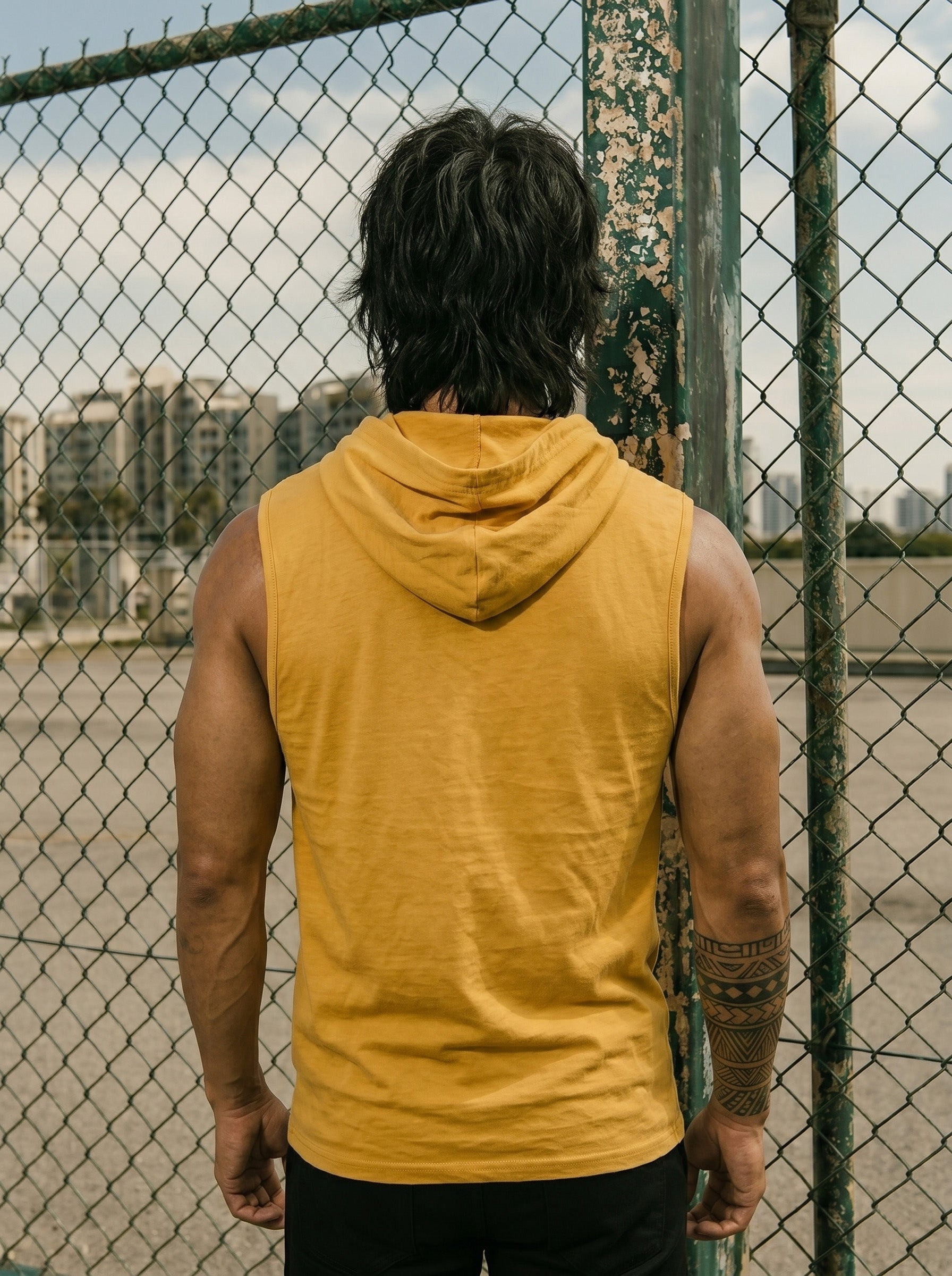 Hooded Gym Vest LEON