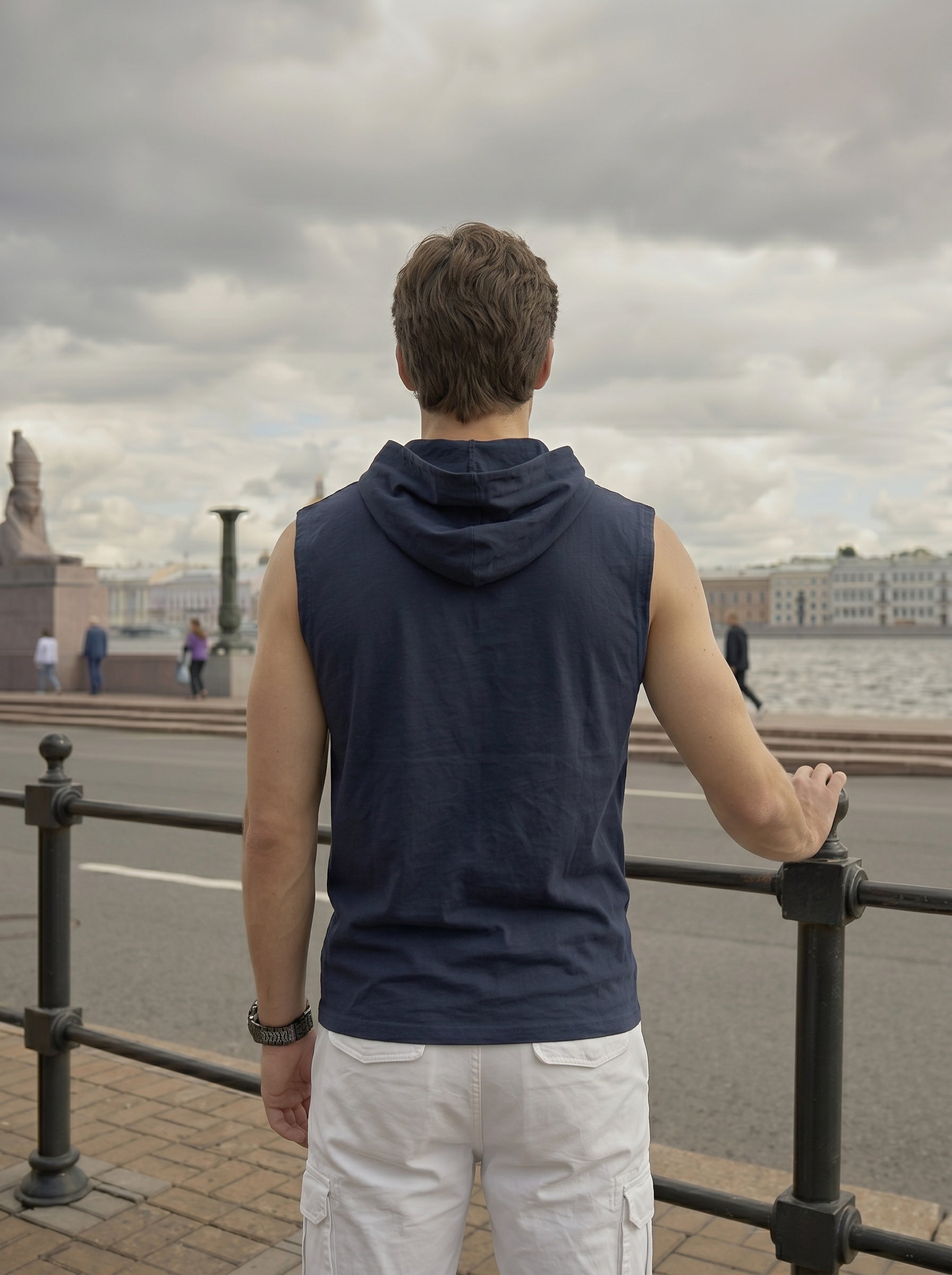 Hooded Gym Vest LEON