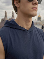 Hooded Gym Vest LEON