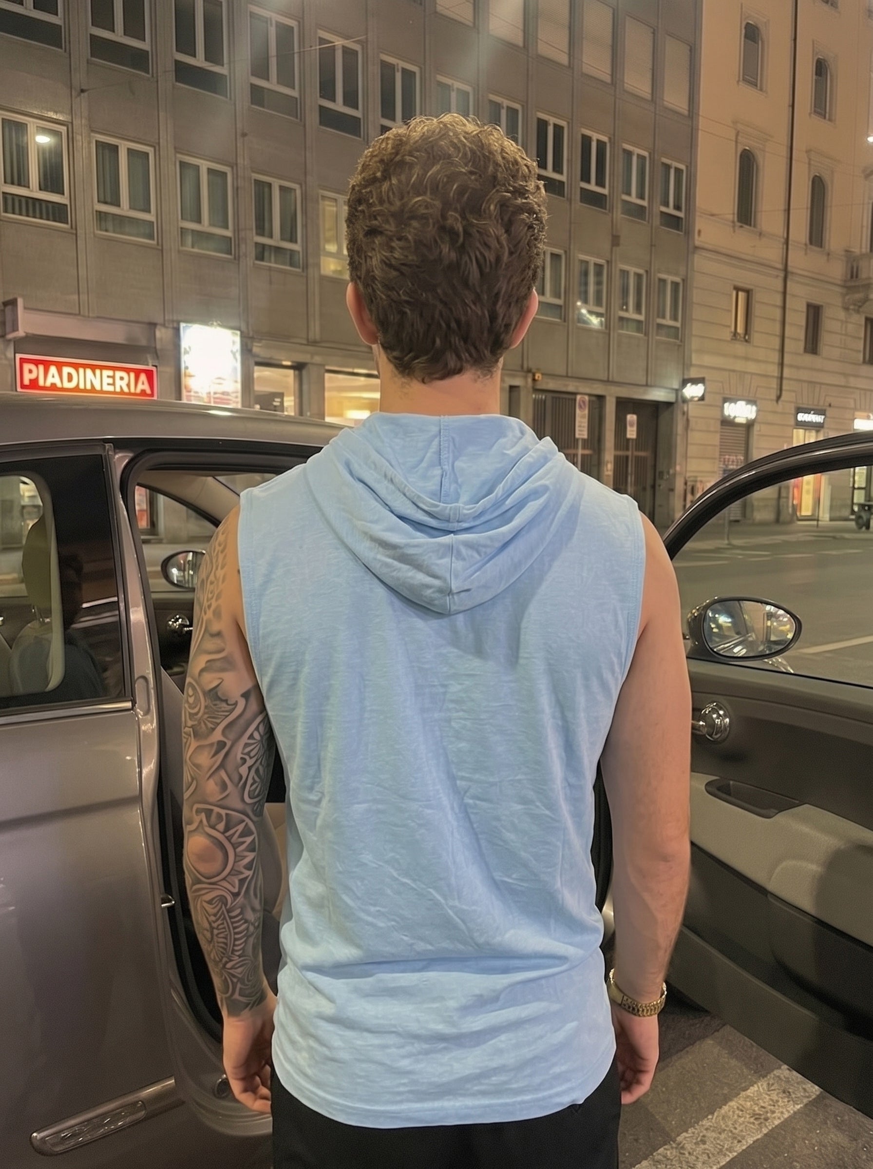 Hooded Gym Vest LEON
