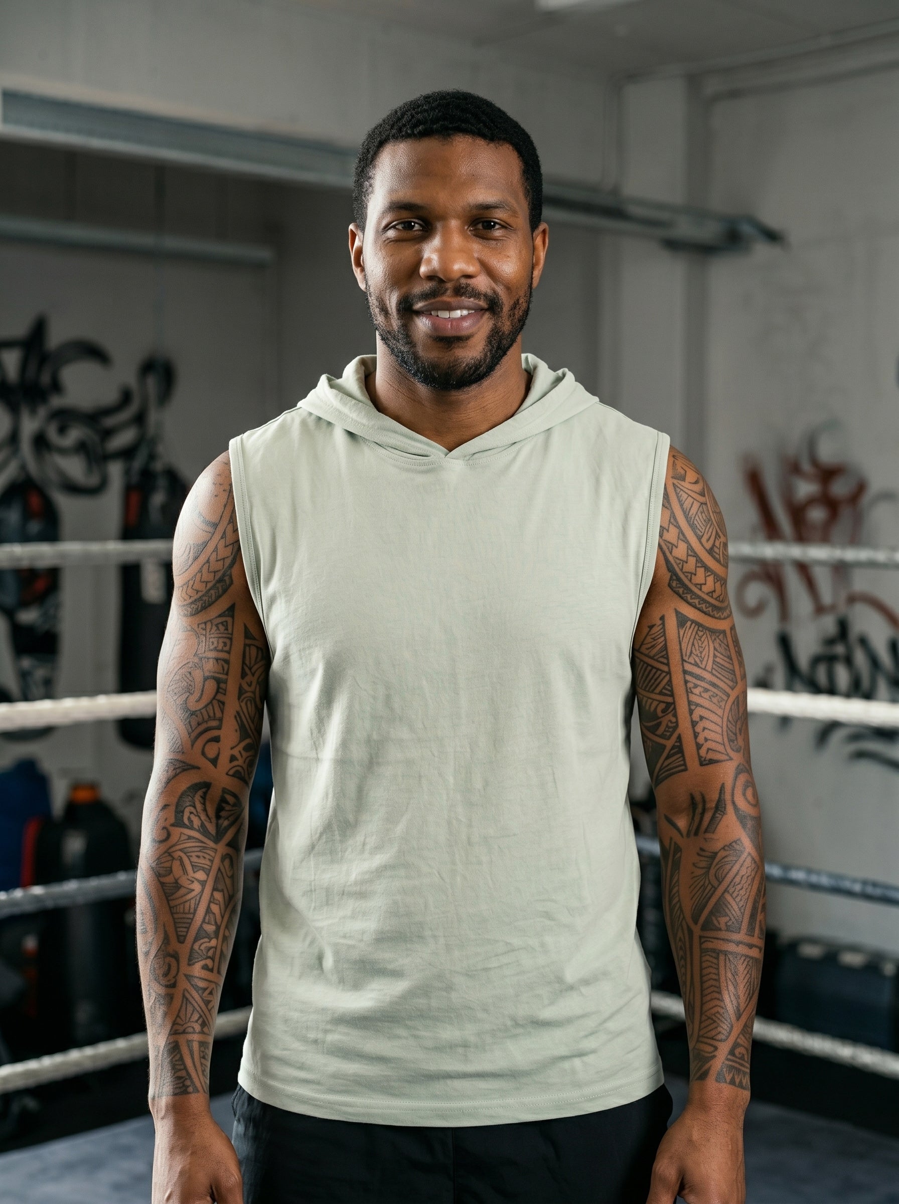 Hooded Gym Vest LEON