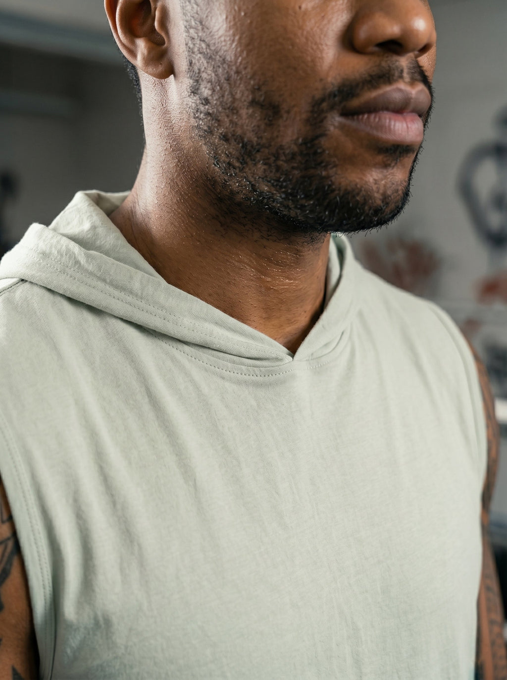 Hooded Gym Vest LEON