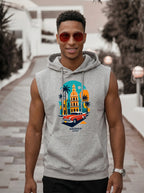 Havana Cuba Printed Sleeveless Pullover Hoodie LEON