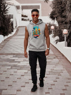 Havana Cuba Printed Sleeveless Pullover Hoodie LEON