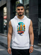 Havana Cuba Printed Sleeveless Pullover Hoodie LEON