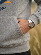 Havana Cuba Men's Printed Kangaroo Pocket  Full Sleeve  Pullover Hoodie LEON