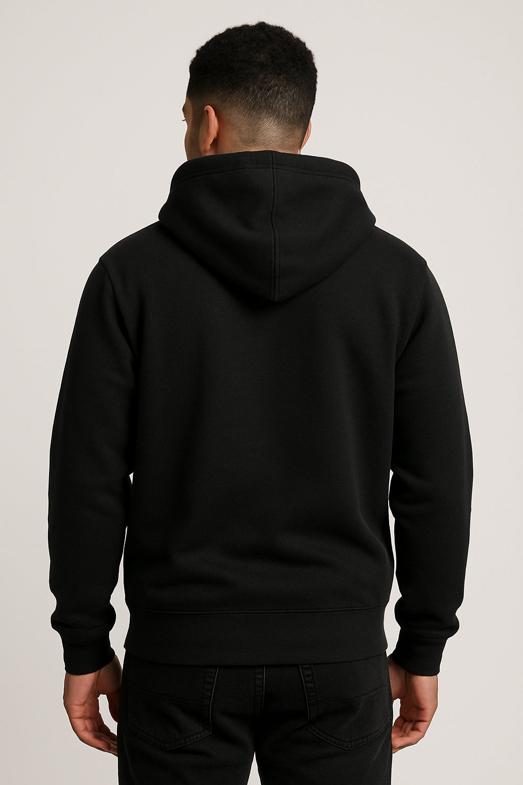 Good Vibes Printed Kangaroo Pocket Full Sleeve  Pullover Hoodie