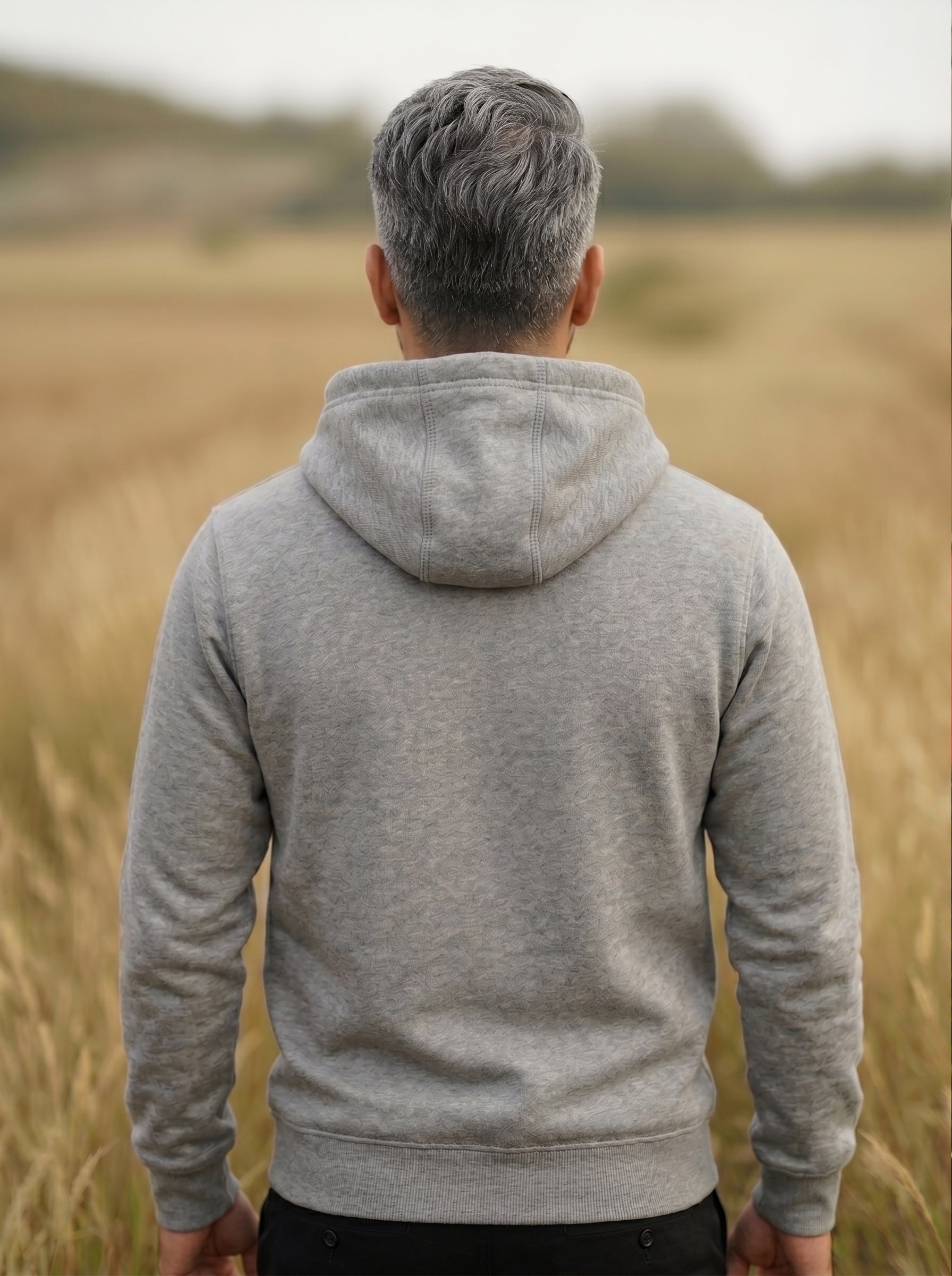 Hope Printed Kangaroo Pocket Full Sleeve  Pullover  Hoodie LEON