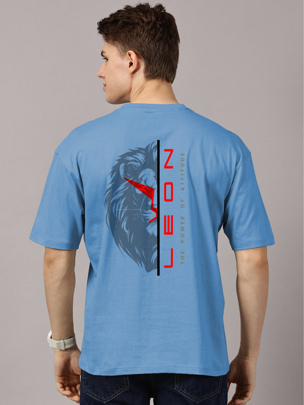 Lion Power Printed Full Sleeve T-Shirt