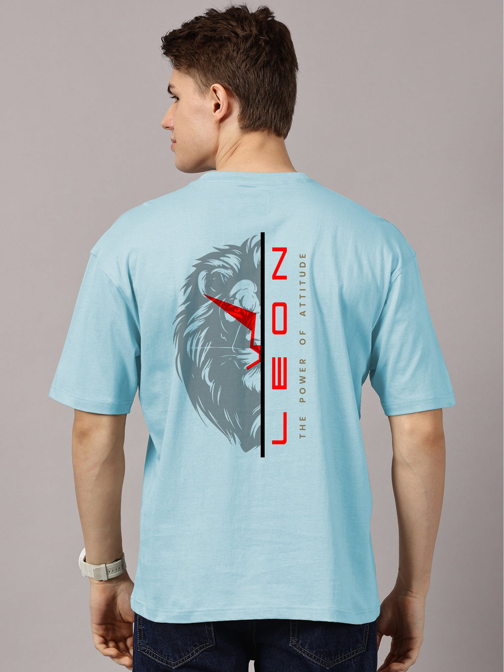 Lion Power Printed Full Sleeve T-Shirt