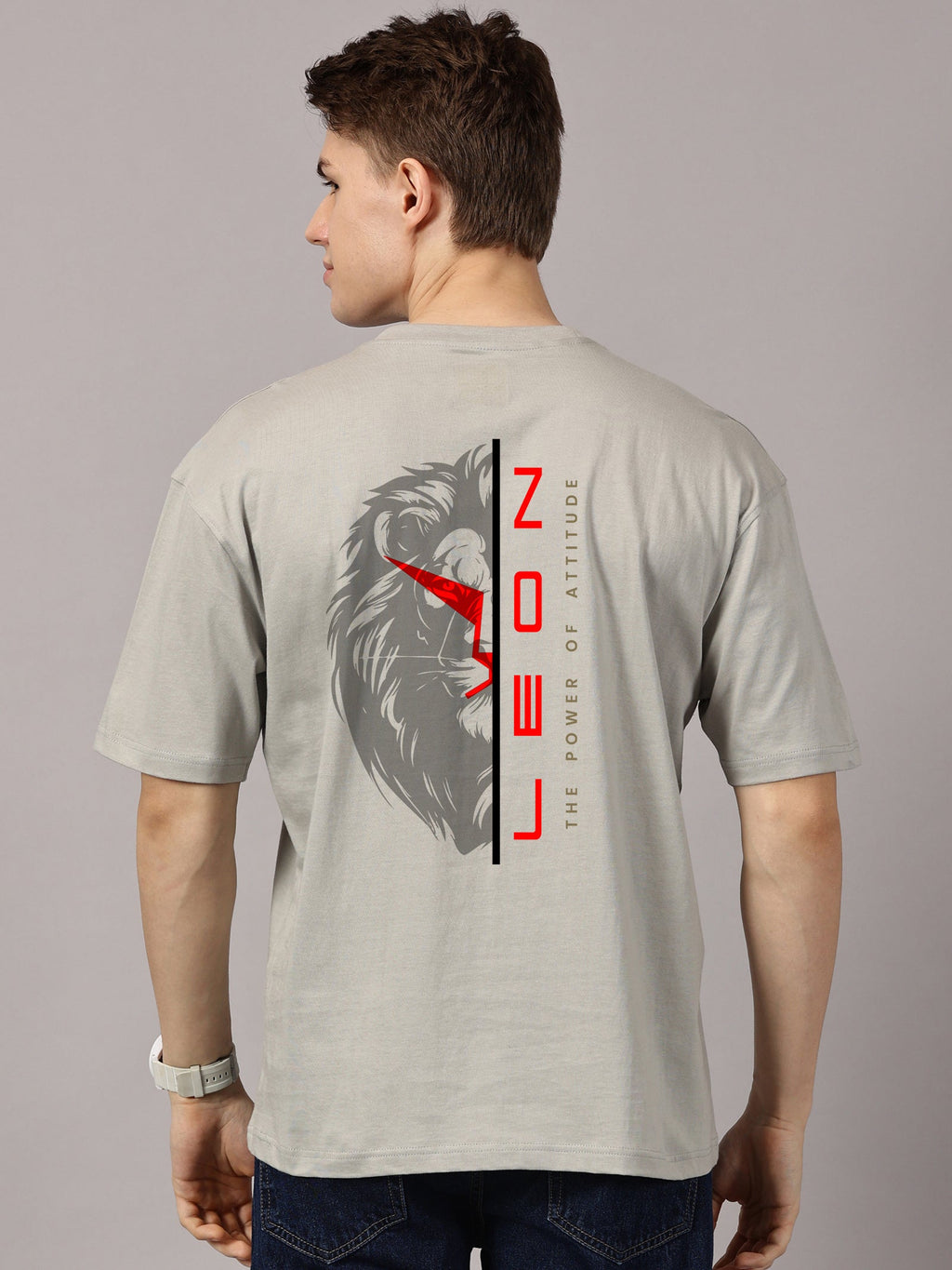 Lion Power Printed Full Sleeve T-Shirt