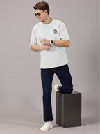 Lion Power Printed Oversized Drop Shoulder T-Shirt