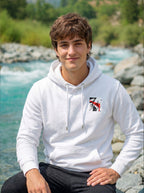 Lion Power Printed Kangaroo Pocket Full Sleeve Pullover Hoodie LEON