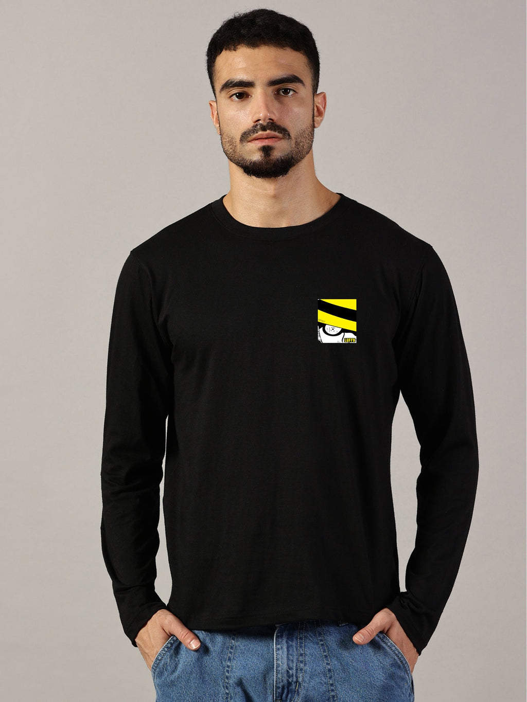 Luffy Printed Full Sleeve T-Shirt