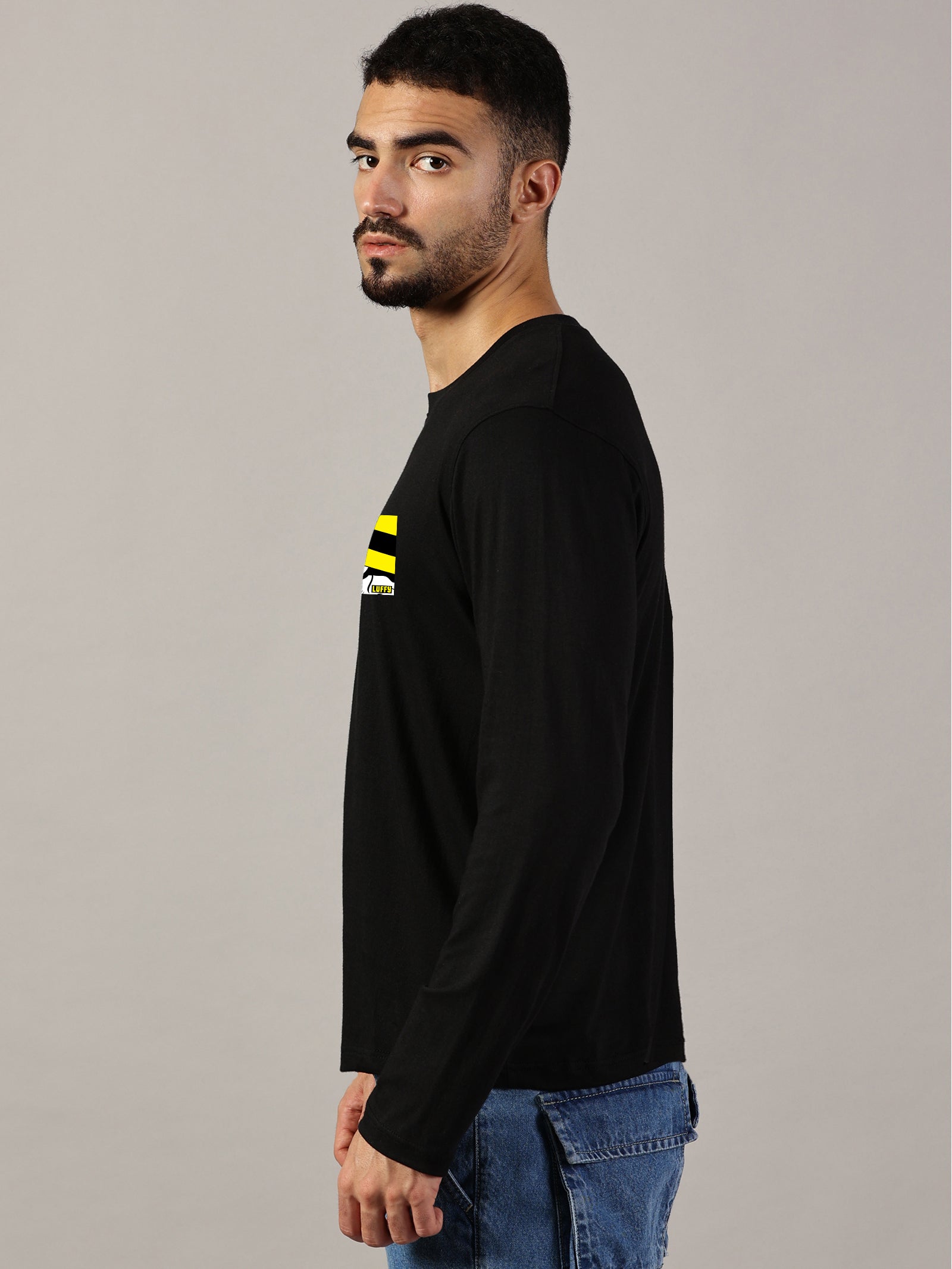 Luffy Printed Full Sleeve T-Shirt