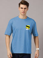 Luffy Printed Oversized Drop Shoulder T-Shirt