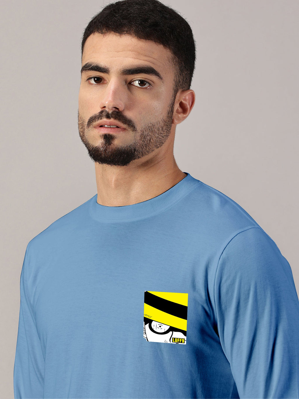 Luffy Printed Full Sleeve T-Shirt