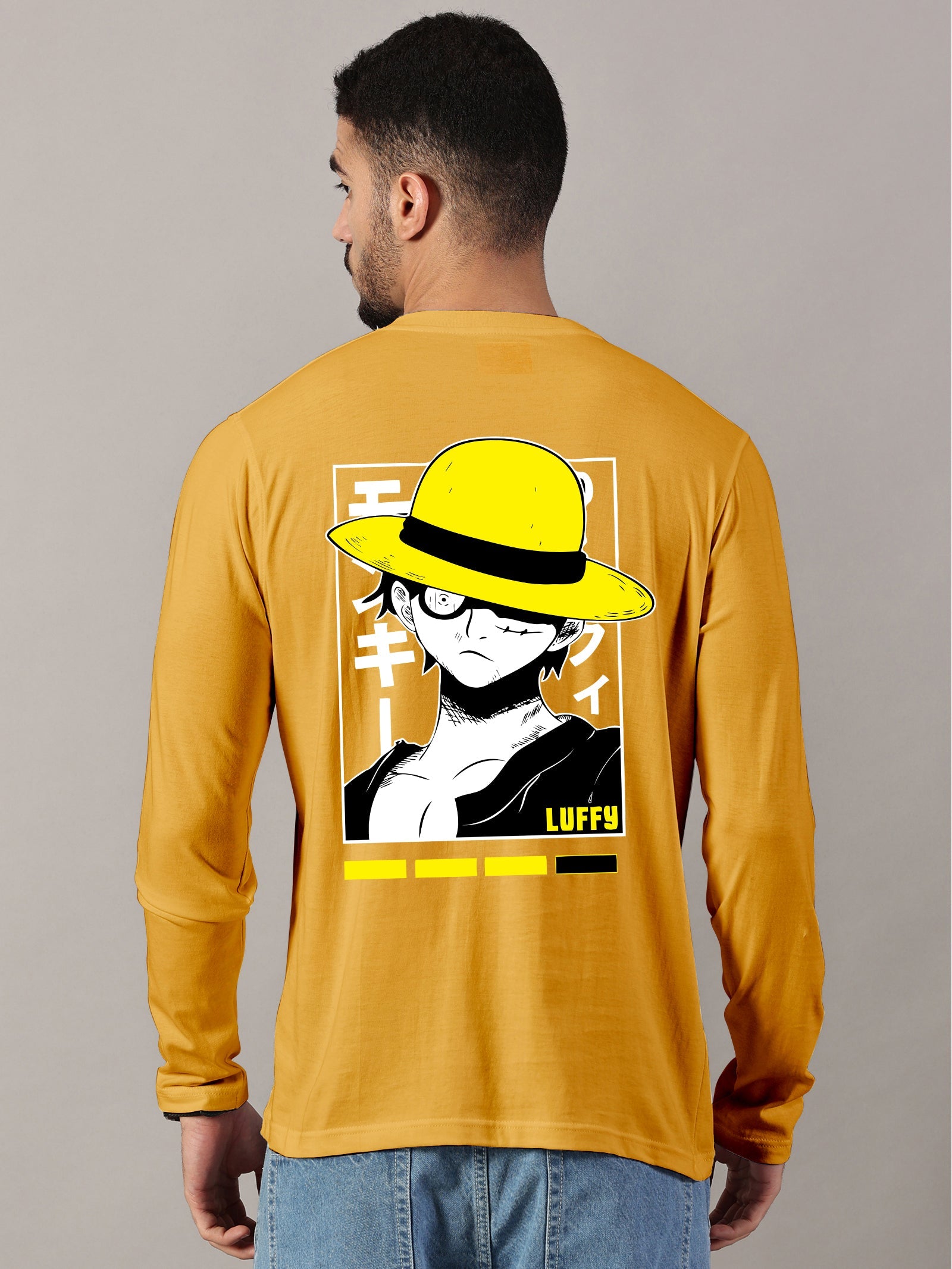 Luffy Printed Full Sleeve T-Shirt
