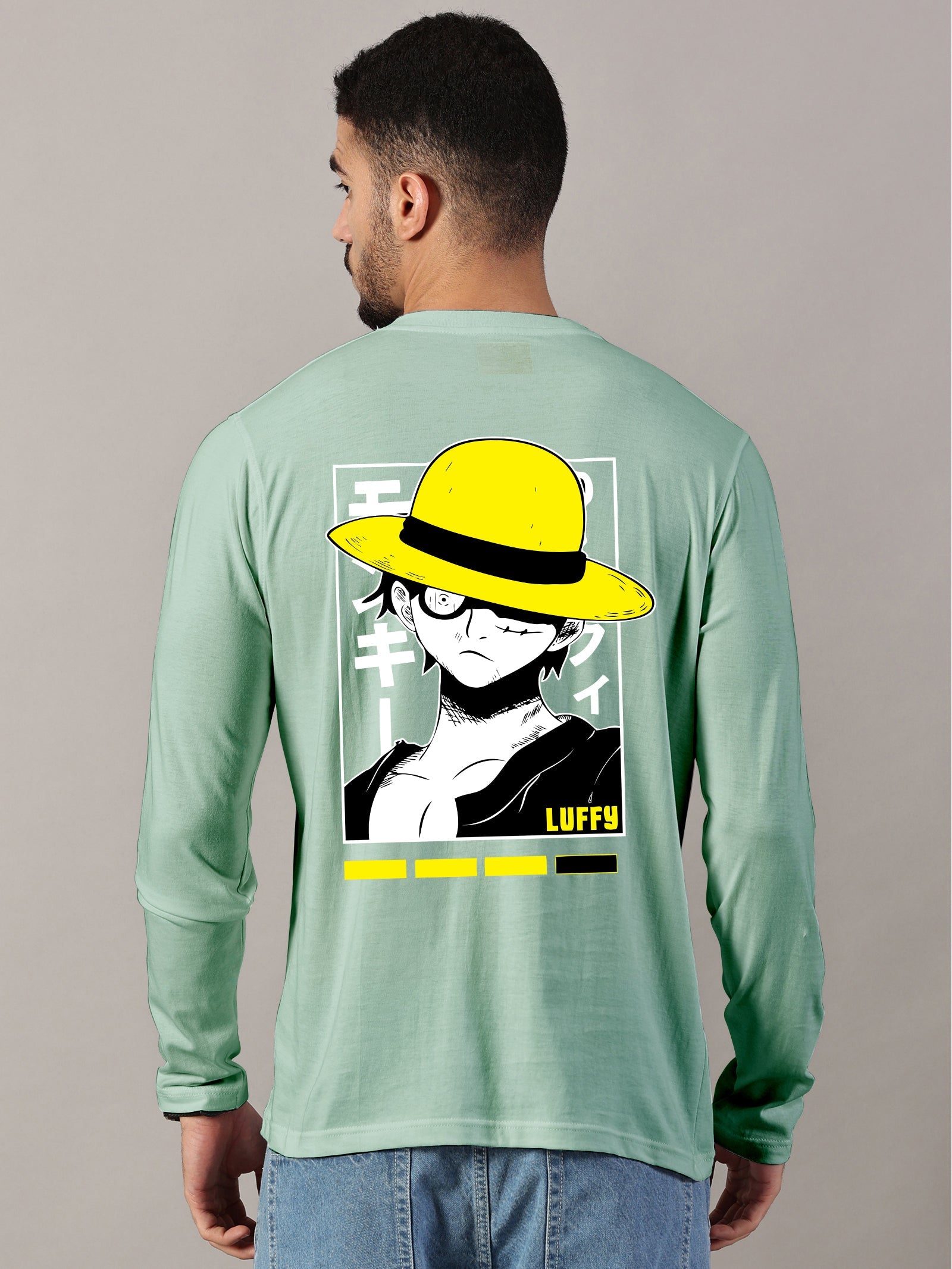 Luffy Printed Full Sleeve T-Shirt