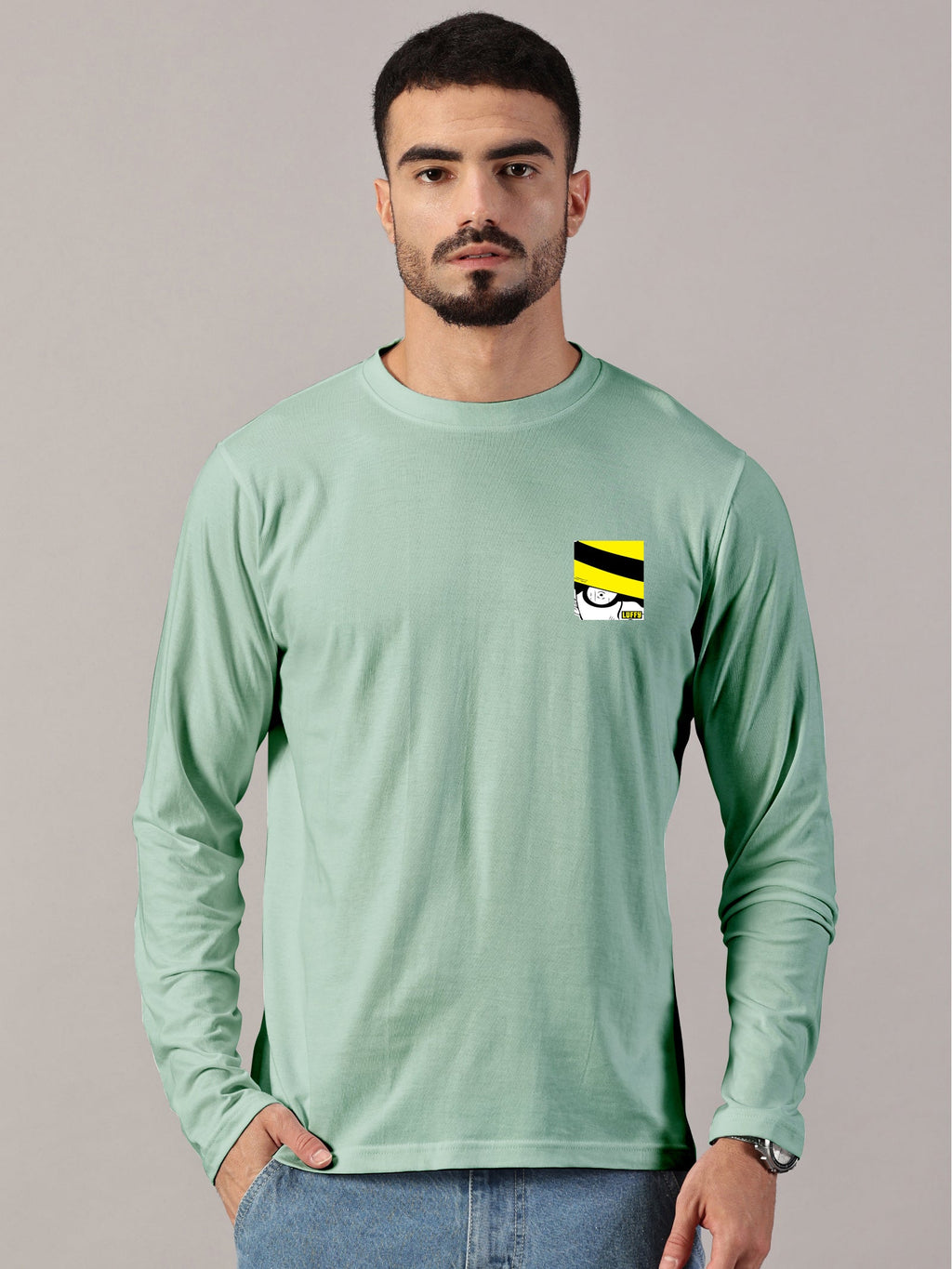 Luffy Printed Full Sleeve T-Shirt