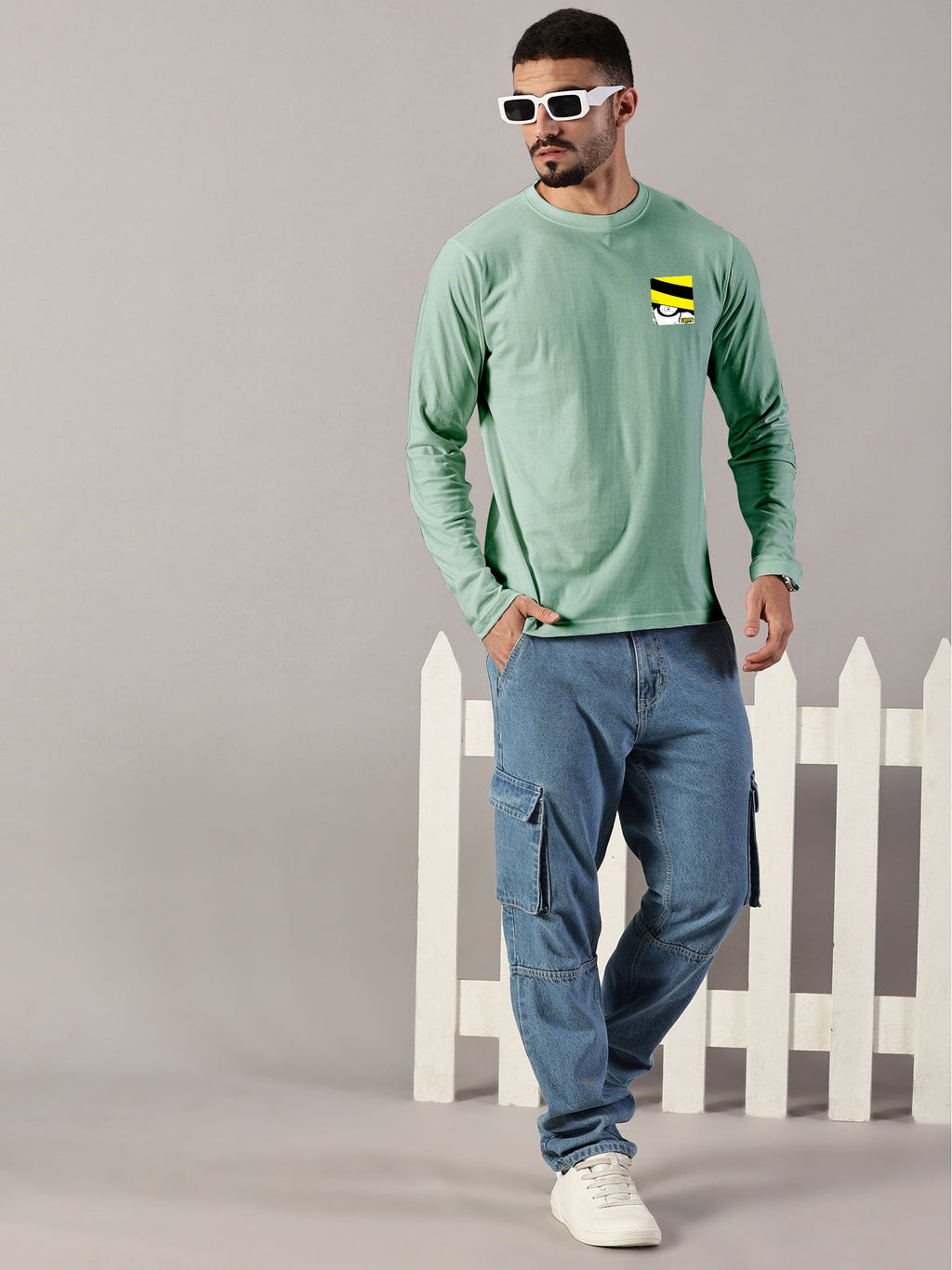 Luffy Printed Full Sleeve T-Shirt