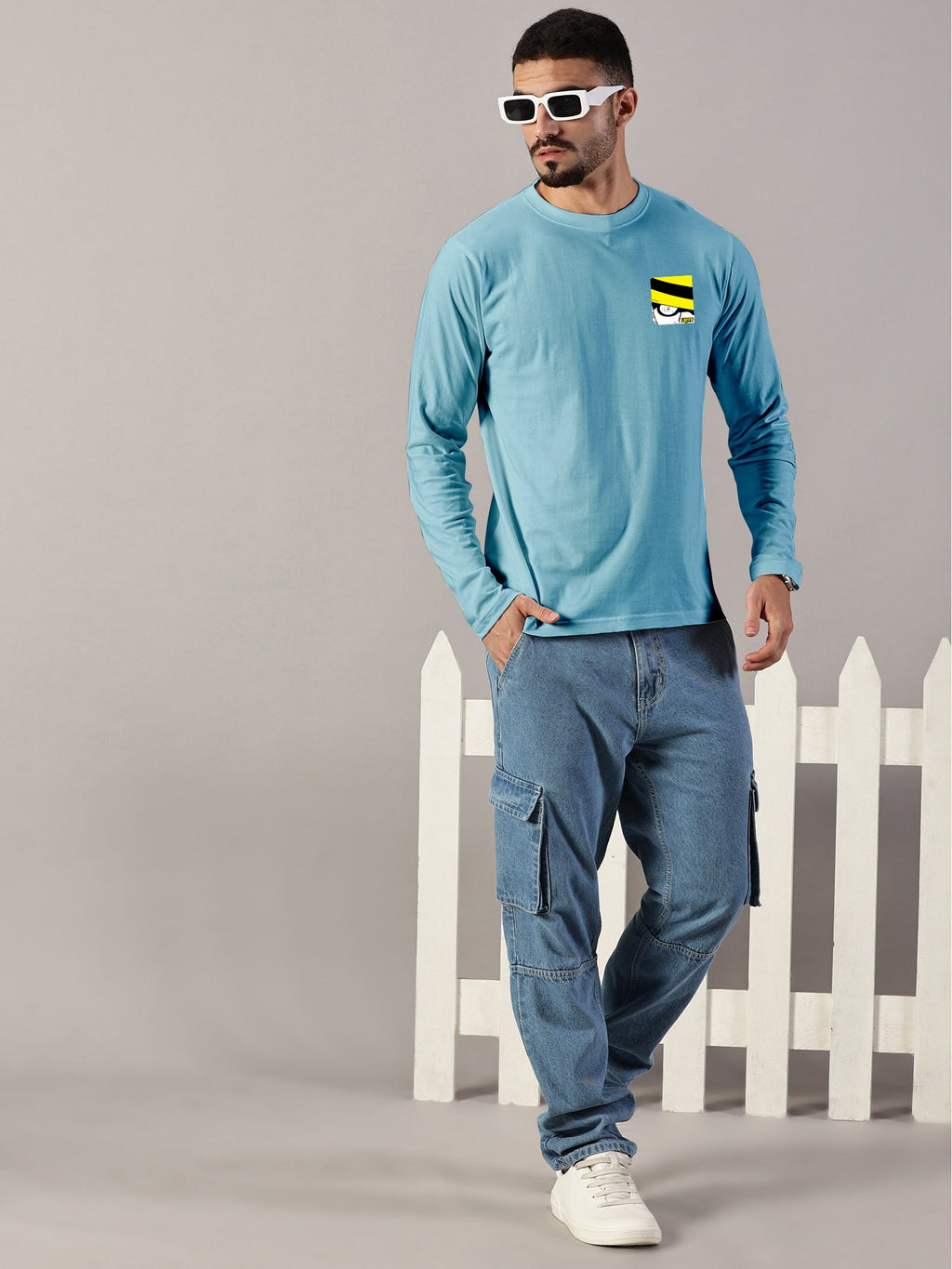 Luffy Printed Full Sleeve T-Shirt