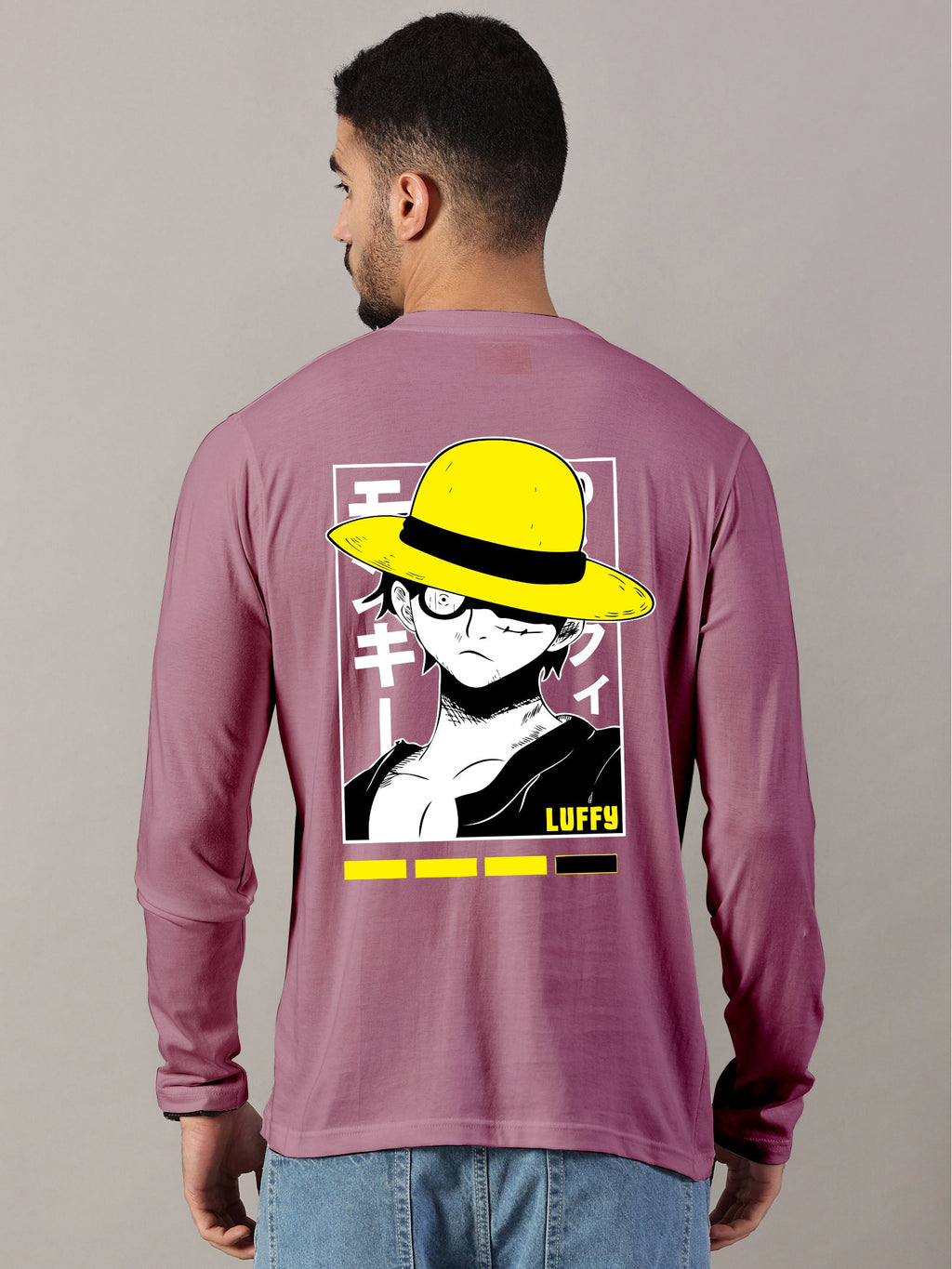 Luffy Printed Full Sleeve T-Shirt