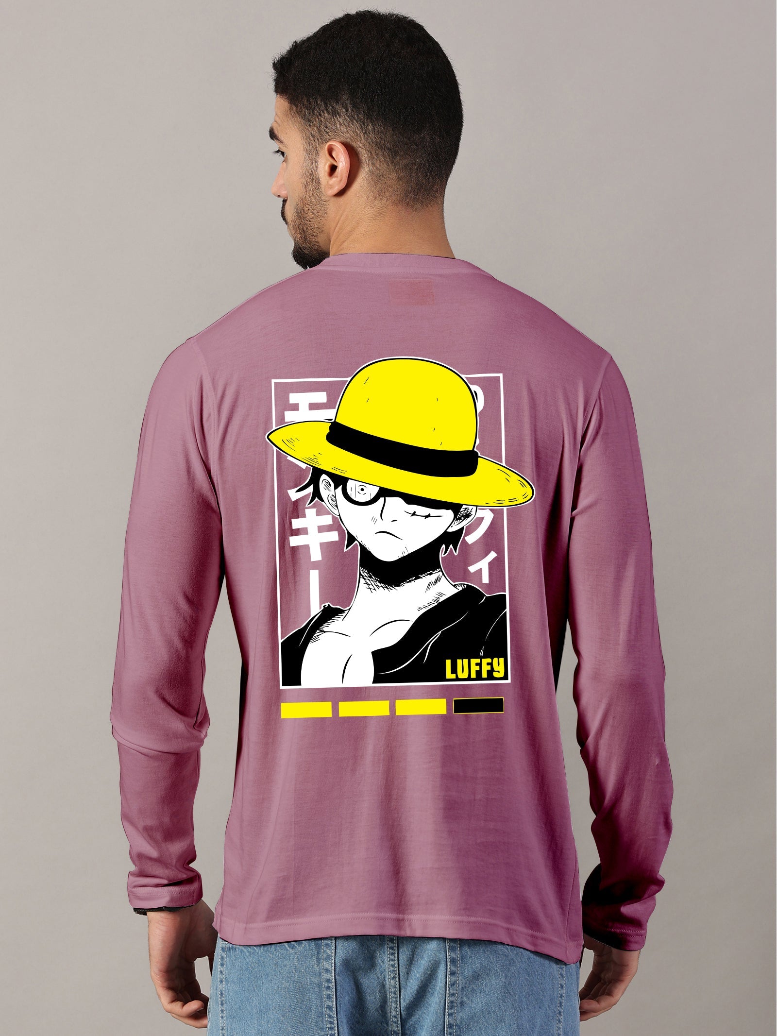 Luffy Printed Full Sleeve T-Shirt