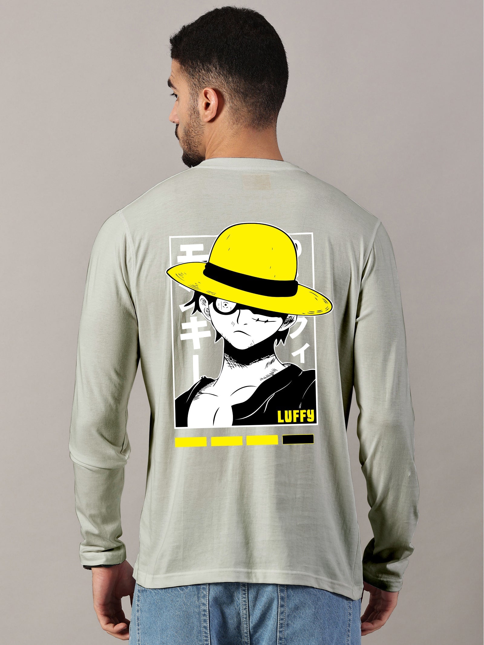 Luffy Printed Full Sleeve T-Shirt
