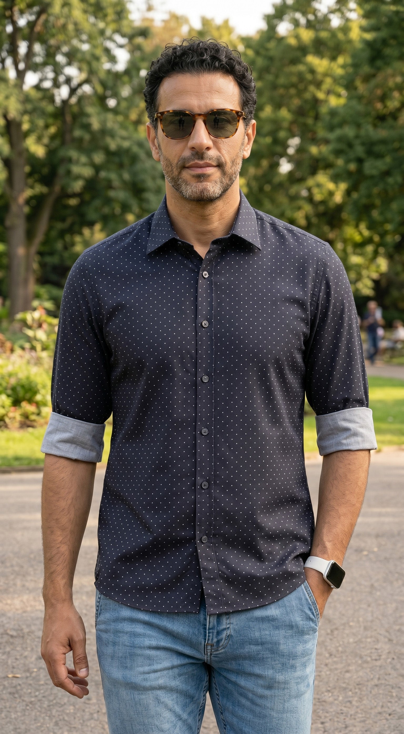 Star Printed Full Sleeve Shirt