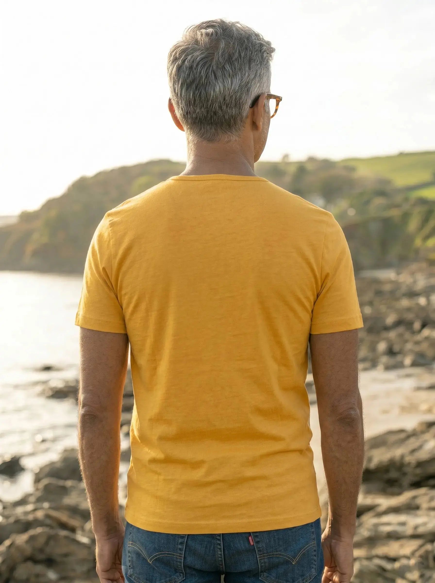 Henley Neck  Half Sleeve T-Shirt LEON