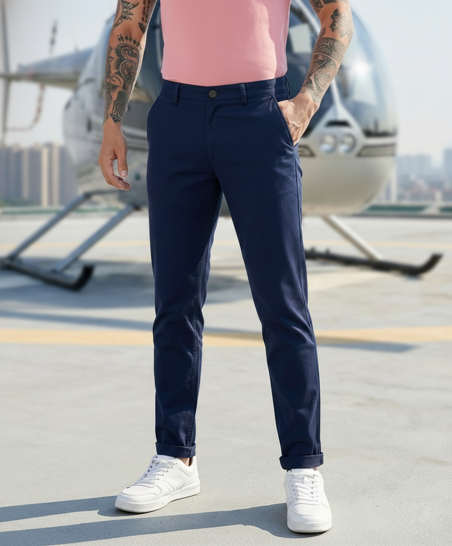 Slim Fit Derby Trousers