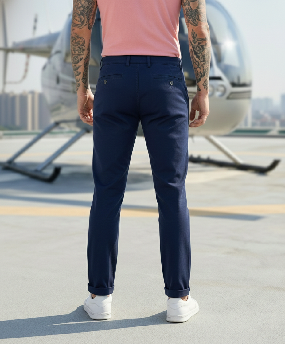 Slim Fit Derby Trousers