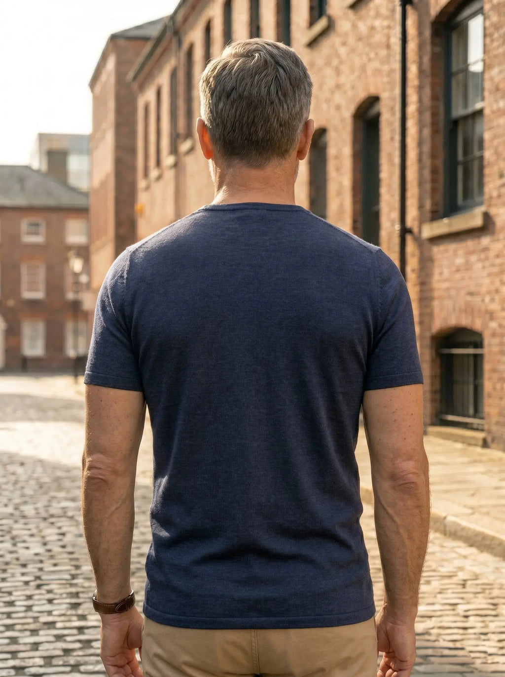 Henley Neck  Half Sleeve T-Shirt LEON