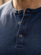 Henley Neck  Half Sleeve T-Shirt LEON