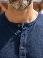 Henley Neck Full Sleeve T-Shirt LEON
