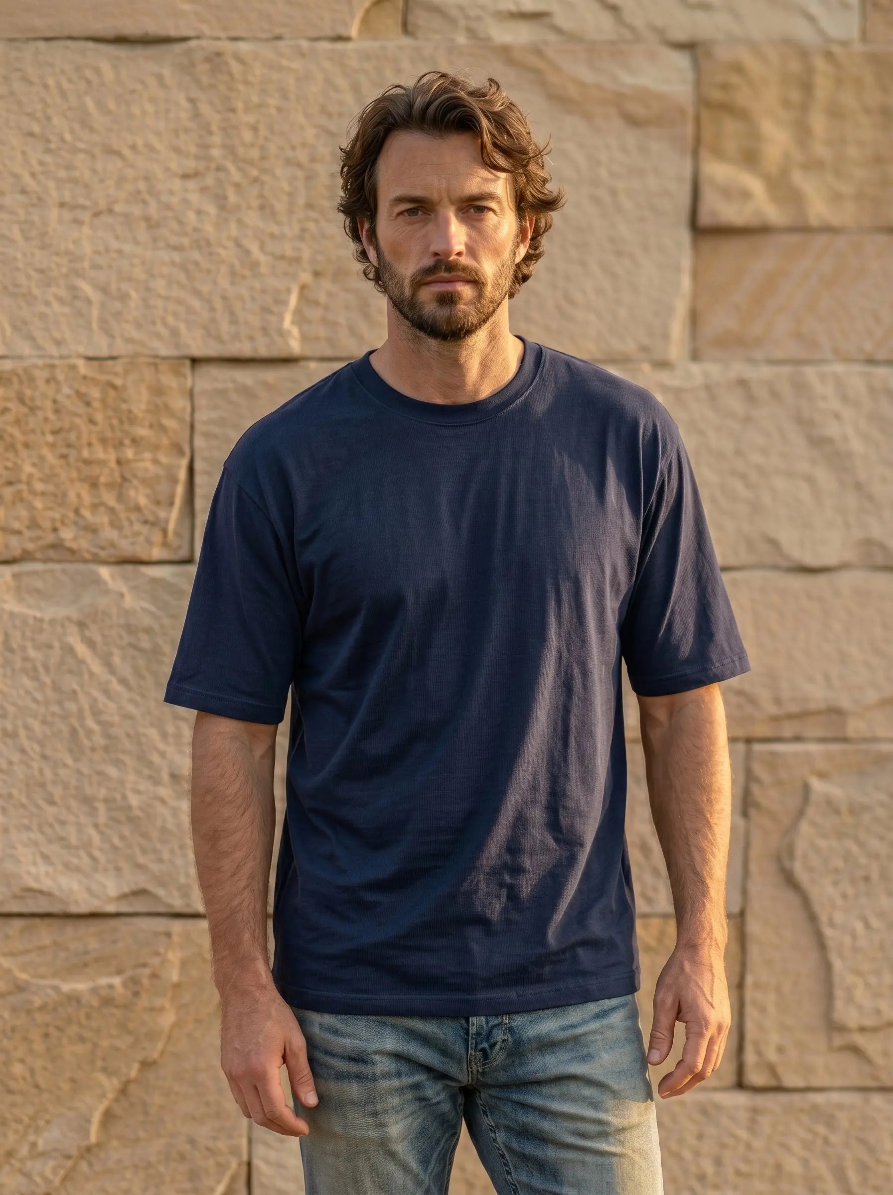 Oversized Drop Shoulder T-shirt LEON