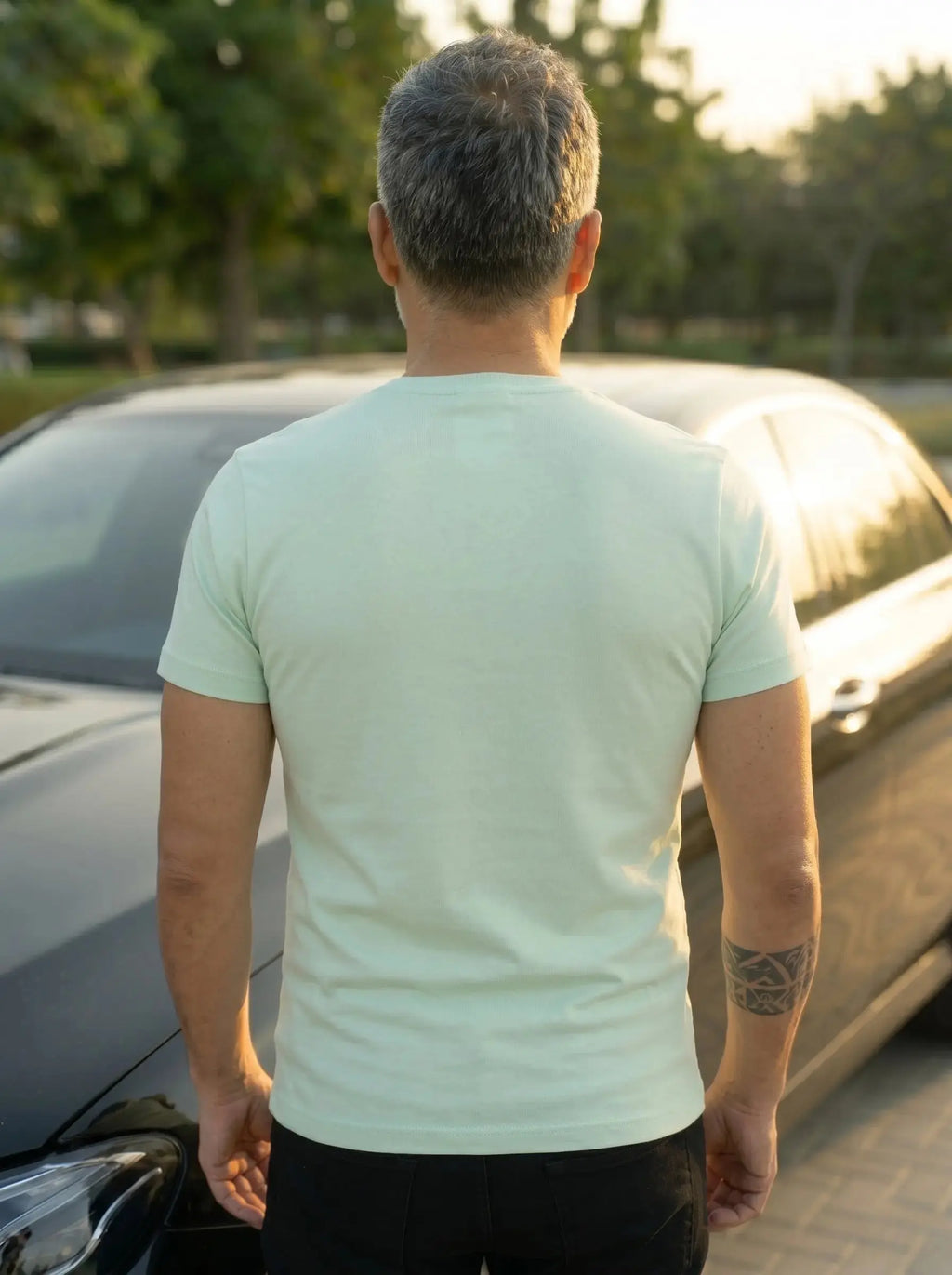 Henley Neck  Half Sleeve T-Shirt LEON