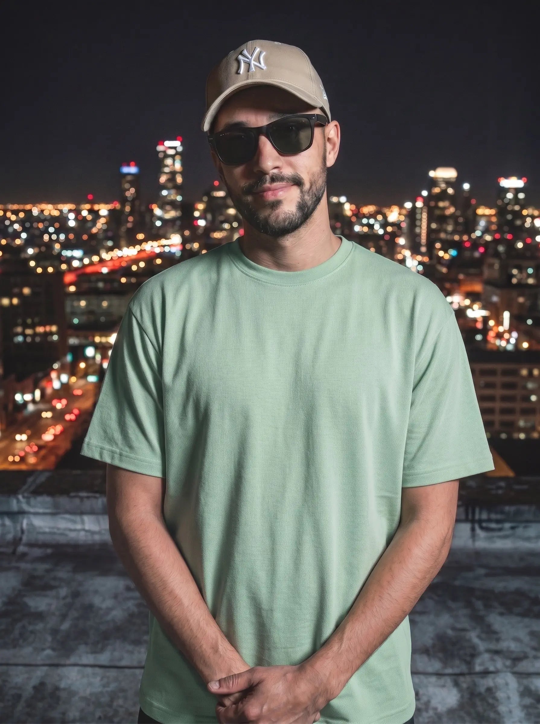 Oversized Drop Shoulder T-shirt LEON