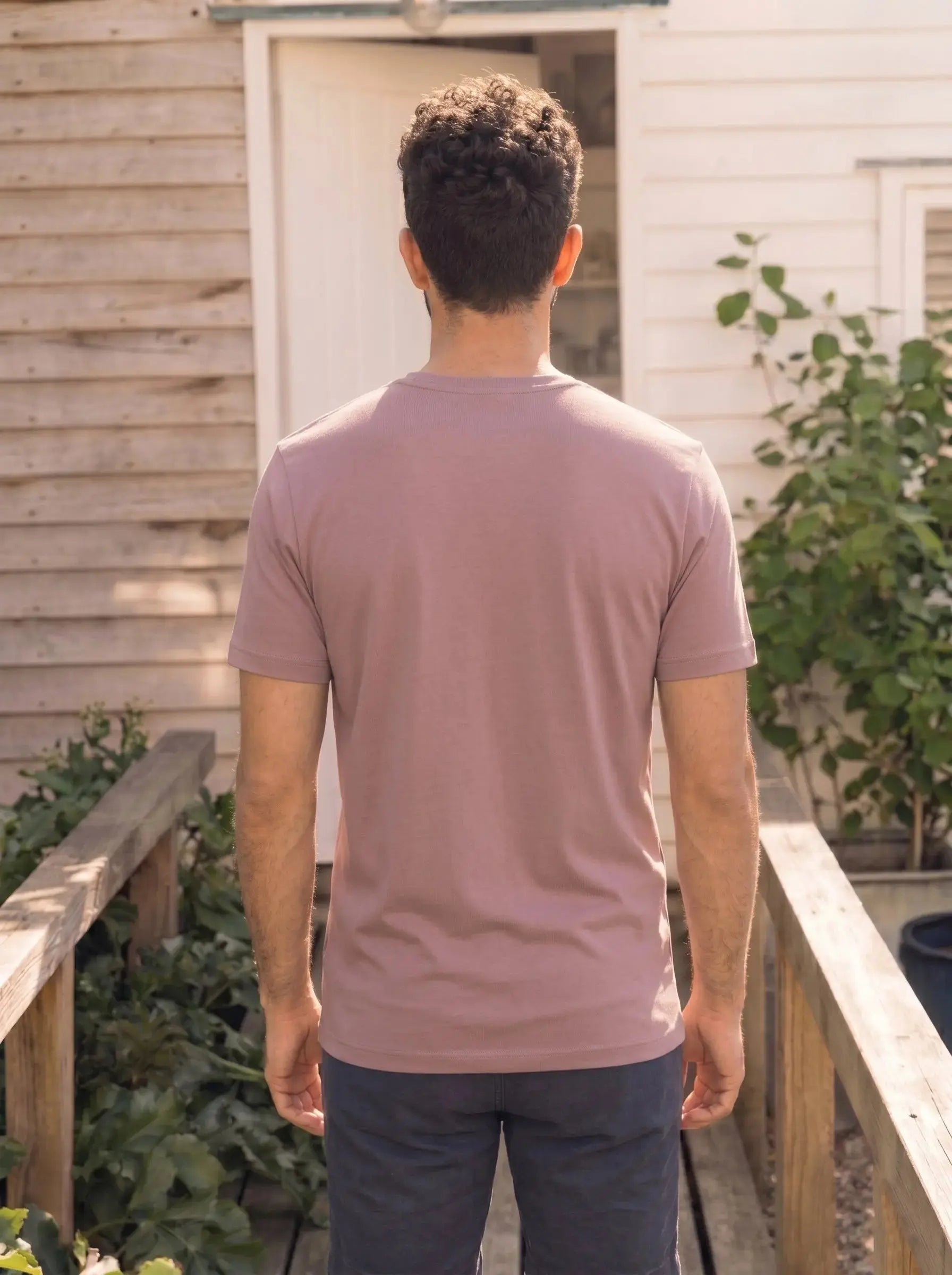 Henley Neck  Half Sleeve T-Shirt LEON
